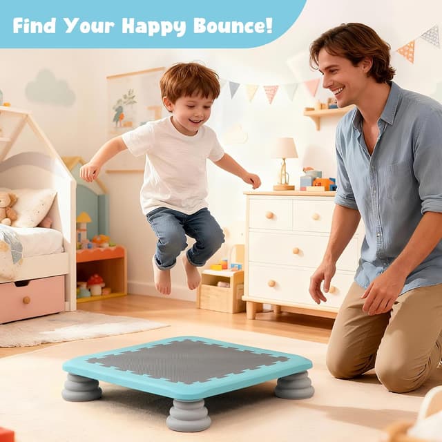 Thumbnail 1 de Mini Trampoline for Kids Indoor Rebounder