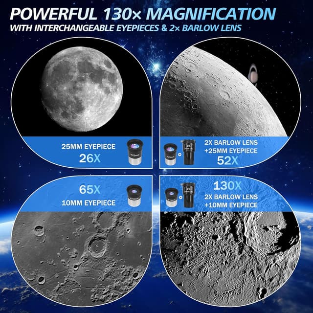 Detalle de HETEKAN 150EQ Spiegelteleskop 150 mm für Sterne