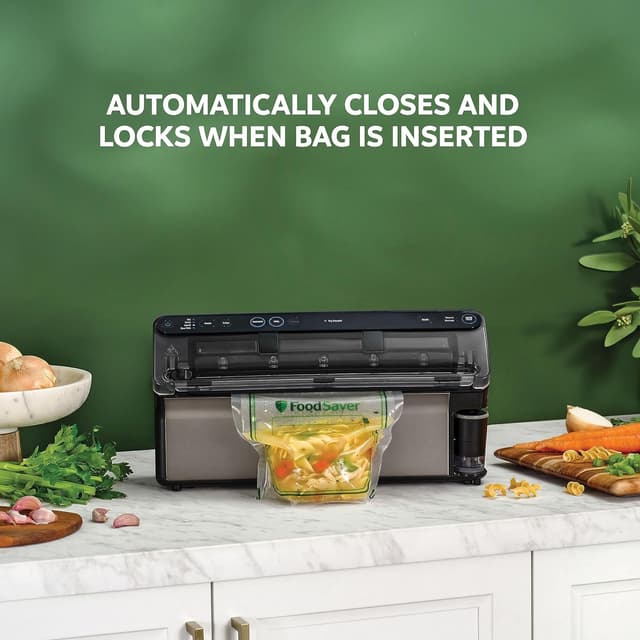 Detalle de FoodSaver Elite All-in-One Liquid+ Vacuum Sealer with Bags