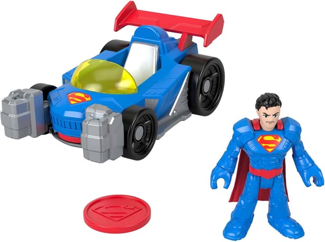 Detalle de Fisher-Price Metal Force Supermobile Superman
