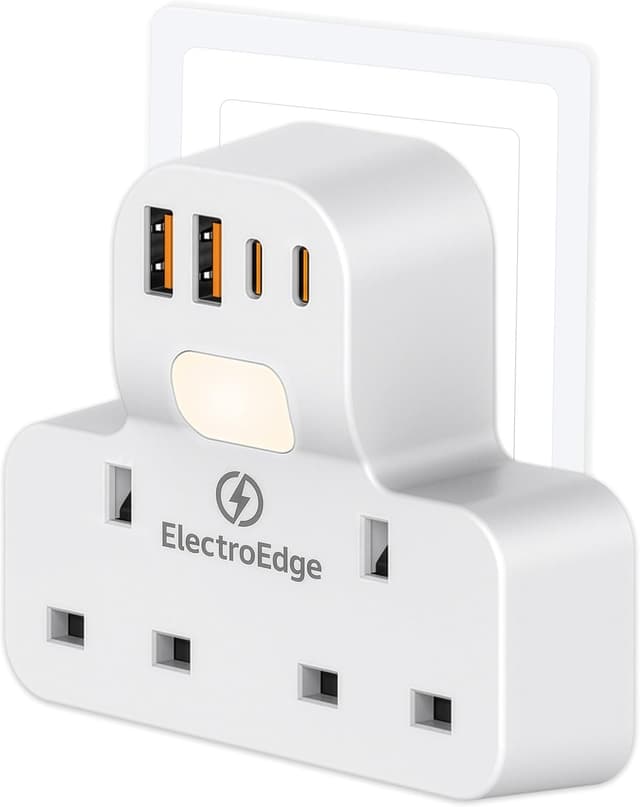 Detalle de ElectroEdge Extension Plug PD20W 6‑in‑1