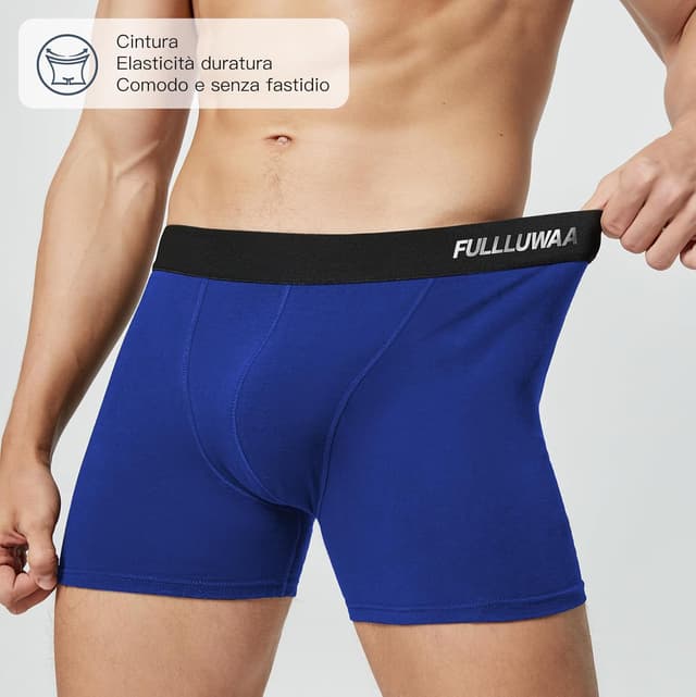 Detalle 1 de Boxer uomo in cotone 10 pezzi M-4XL