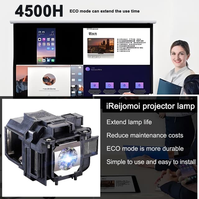 Detalle de iReijomoi V13H010L88 projector lamp bulb