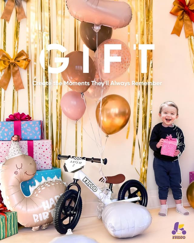 Thumbnail 4 de KRIDDO Toddler Balance Bike 12" for Ages 2–5