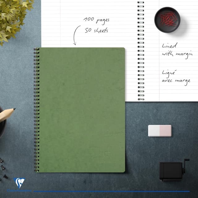 Thumbnail 4 de Clairefontaine 781453C Cahier à Spirale Vert A4