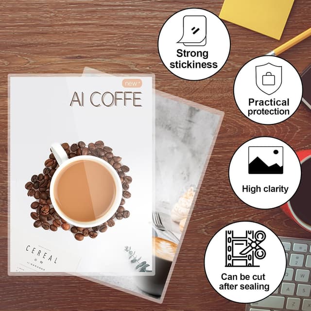 Thumbnail 6 de HERKKA 100 Pack Laminating Sheets 11.5 x 17.5 in 3 Mil