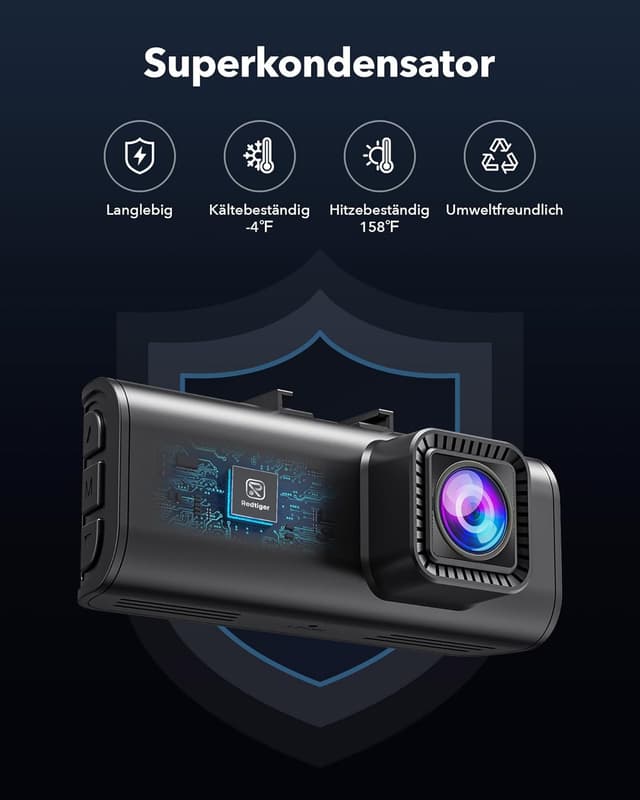 Thumbnail 4 de REDTIGER Dashcam Front-/Rear 4K/2,5K mit STARVIS 2 256 GB Max