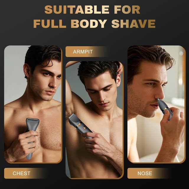 Detalle de Scttomon Ball Shaver 3‑in‑1 electric razor