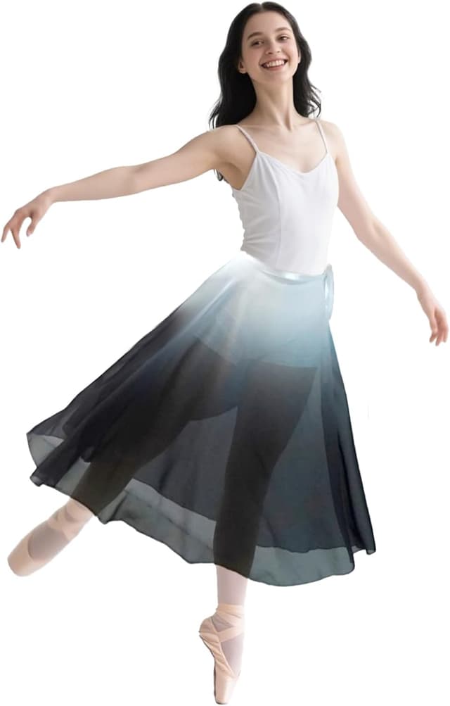 Detalle 2 de Jupe danse classique portefeuille 75 cm