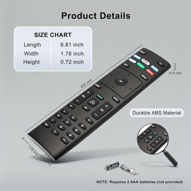 Thumbnail 6 de Luyeper Replacement for Vizio TV Remote XRT136