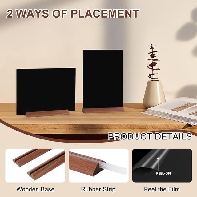 Thumbnail 3 de GUOKOFF A3 Chalkboard Signs 2pc