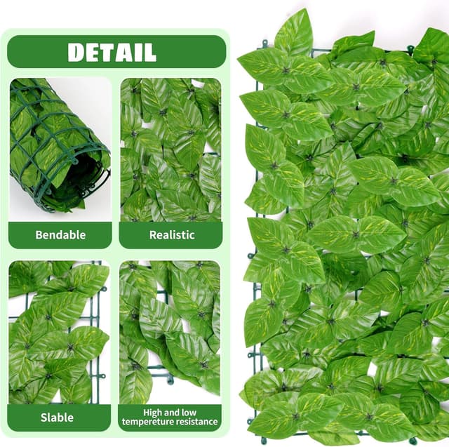 Thumbnail 2 de REOVE Artificial Ivy Privacy Fence 3m