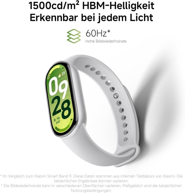 Thumbnail 3 de Xiaomi Smart Band 10 1,72" AMOLED Fitness-Tracker