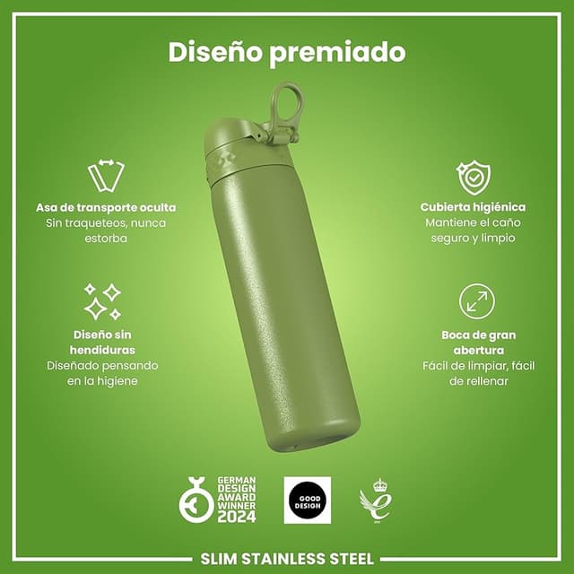 Thumbnail 5 de ION8 Botella Agua Inox Ligero 600 ml 💧