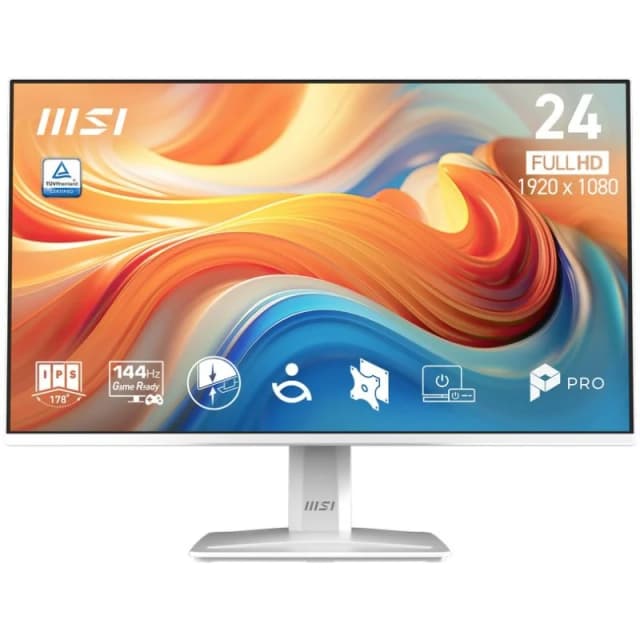 Detalle de MSI PRO MP243W E14 de 23,8" Full HD 144 Hz IPS con altavoces y soporte VESA