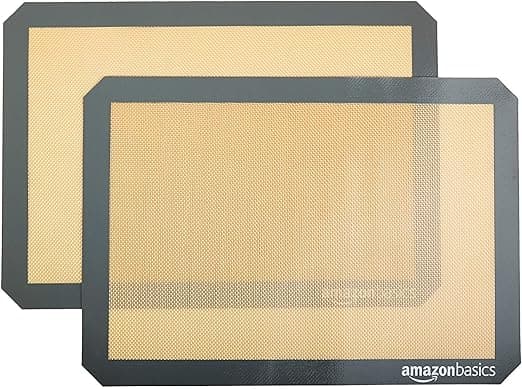 Imagen de Amazon Basics Tapete de Silicona para Hornear, Juego de 2 🍪 en OfertitasTOP