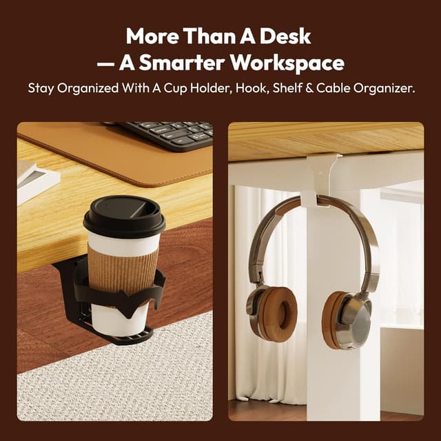 Detalle de Electric standing desk 73.5 to 118cm