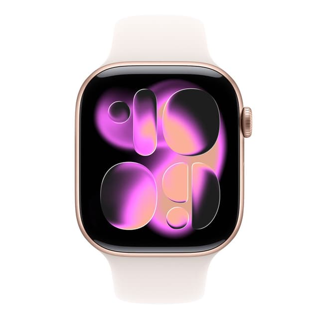 Thumbnail 1 de Apple Watch Series 11 GPS 46 mm Aluminio oro rosa con correa rosa rubor ⌚