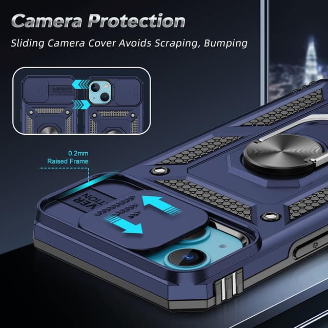 Detalle 2 de LeYi iPhone 13 case 6.1" with kickstand