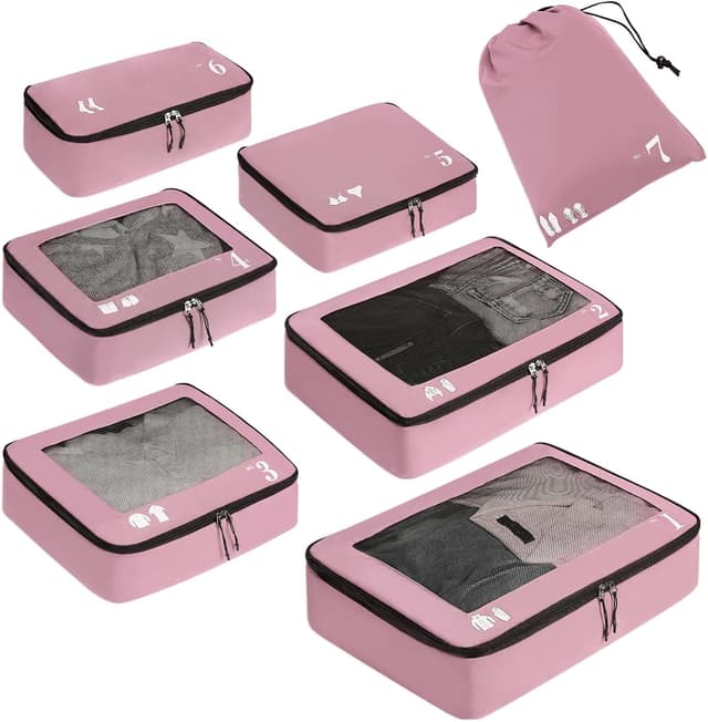 Detalle de ECOHUB Packing Cubes 7PCS travel organiser