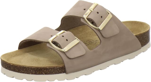 Detalle de AFS-Schuhe 2100 Damen-Pantoletten aus echtem Leder – Made in Germany