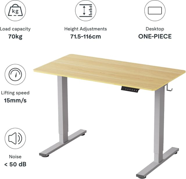 Thumbnail 4 de FLEXISPOT EN1 MAX 120x80cm Escritorio Elevable