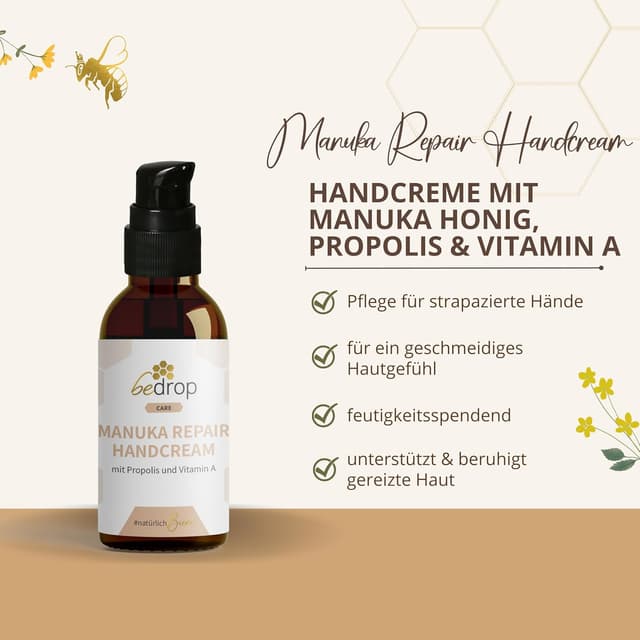 Detalle 2 de bedrop Manuka Repair Handcreme Feuchtigkeitspflege