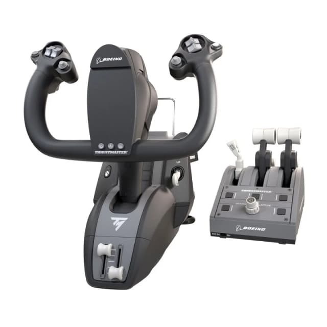 Detalle de Thrustmaster TCA Yoke Pack Boeing Edition sistema de aviación