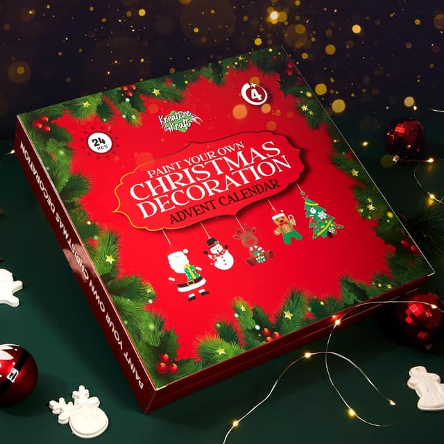 Thumbnail 3 de KreativeKraft Calendario Adviento 2024 🎄 24 Mini Adornos Navideños