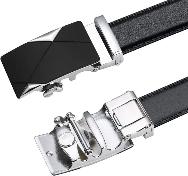 Thumbnail 1 de flintronic Gürtel Leder Automatik 3,5 cm 130 cm Schwarz