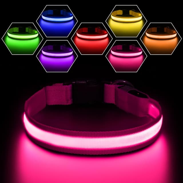 Imagen de PcEoTllar Collier Lumineux Chien 7 couleurs en OfertitasTOP