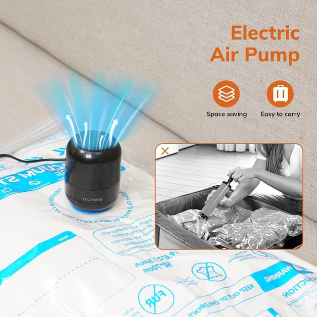 Detalle de Vacuum Compression Storage Bags 15 Pack