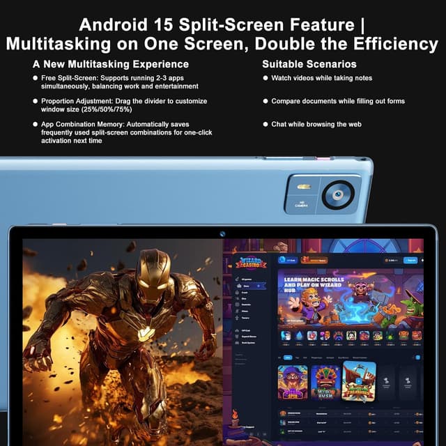 Thumbnail 6 de Android 15 Tablet 10 inch, 30GB RAM
