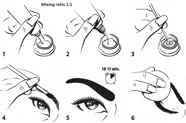Thumbnail 5 de DEMURE Kit de Tinte para Cejas 3.0 Castaño Oscuro