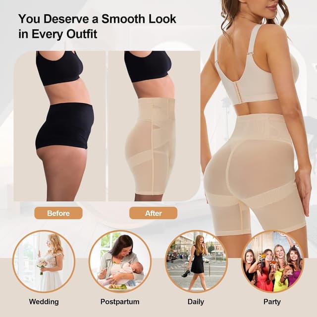 Thumbnail 4 de SIMIYA Tummy Control Knickers – High Waisted Body Shaper Underwear