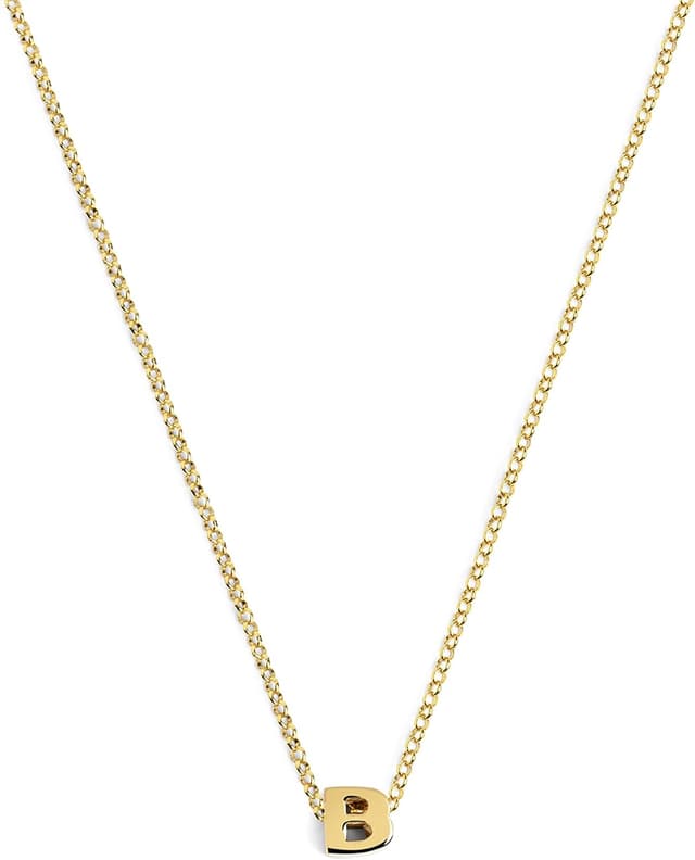 Thumbnail 4 de SINGULARU Collana personalizzata con lettera in argento 925 placcato oro