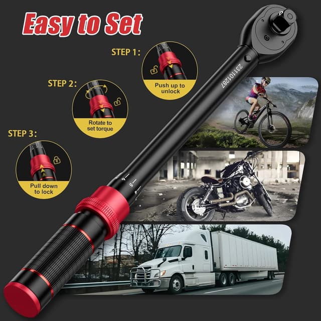 Thumbnail 5 de VANPO Drehmomentschlüssel Set 1–220 Nm