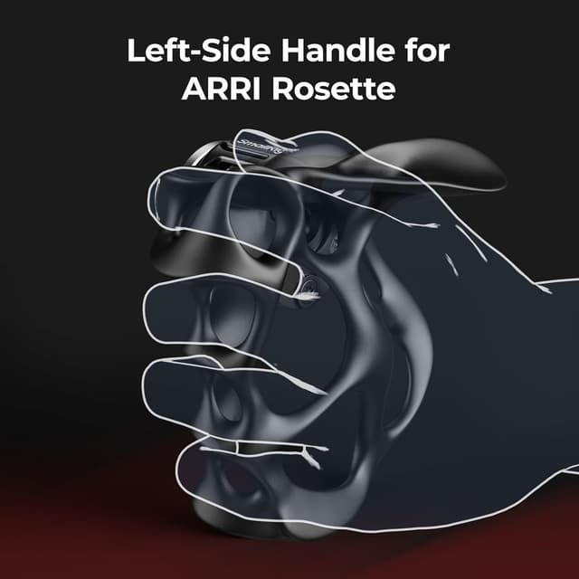 Detalle de SmallRig 360° Rotating Hollow Left-Side Handle for ARRI Rosette (Load 15kg) – 5240