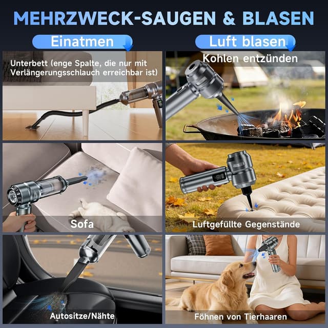 Detalle 2 de Mini aspirapolvere 24000 Pa portatile a mano