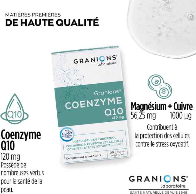 Thumbnail 4 de Granions Coenzyme Q10 120 mg 30 gélules