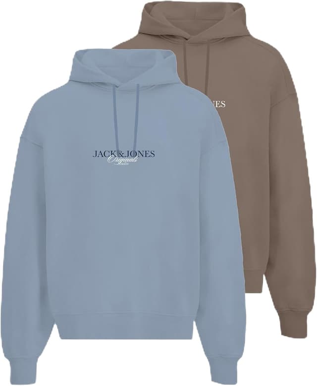 Detalle de JACK & JONES Jorbillyburg Sweat Hood 2er Pack