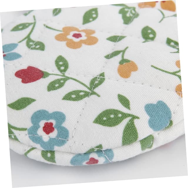 Detalle de Hitzebeständige Ciieeo Backhandschuhe mit Blumen
