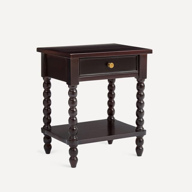 Detalle de El Corte Inglés - Mesita de noche Bianca de madera