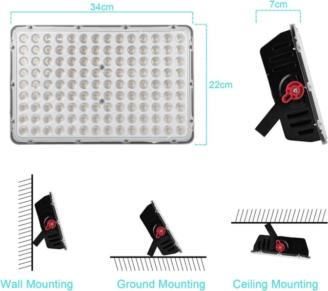 Detalle 2 de CREATESTAR Focos LED Exterior 400W