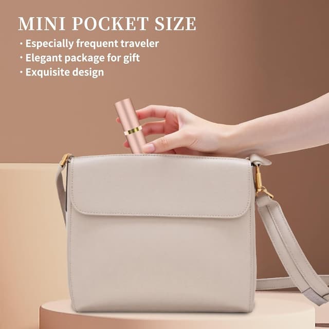 Thumbnail 4 de szyanlai Portable Perfume Atomiser 5ml Rose Gold