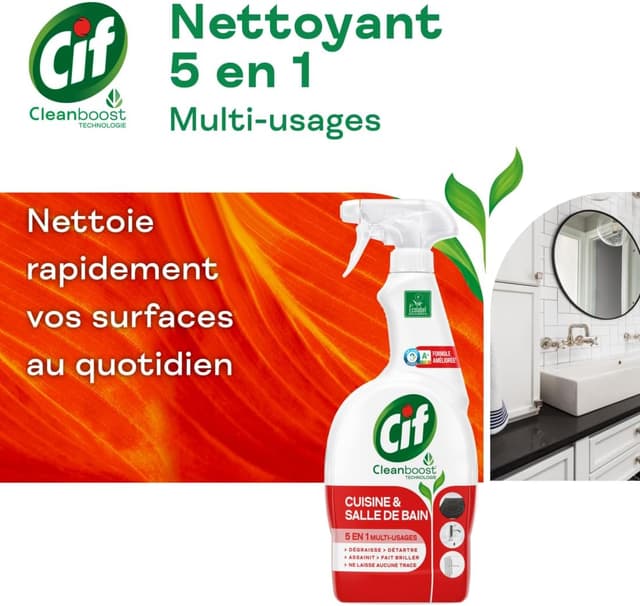 Thumbnail 6 de CIF Spray nettoyant 5 en 1 750 ml