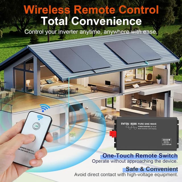 Thumbnail 1 de DATOUBOSS 2000W Inversor onda sinusoidal pura