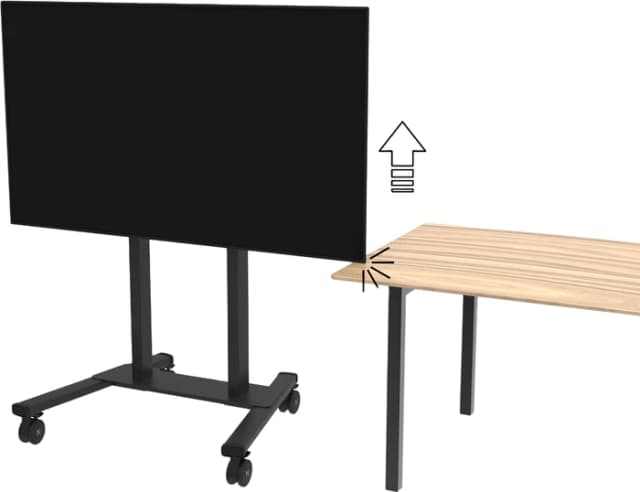 Thumbnail 10 de Neomounts MOVE Lift FL55-87BL1 motorisierter Bodenständer (55–100 Zoll) in Schwarz