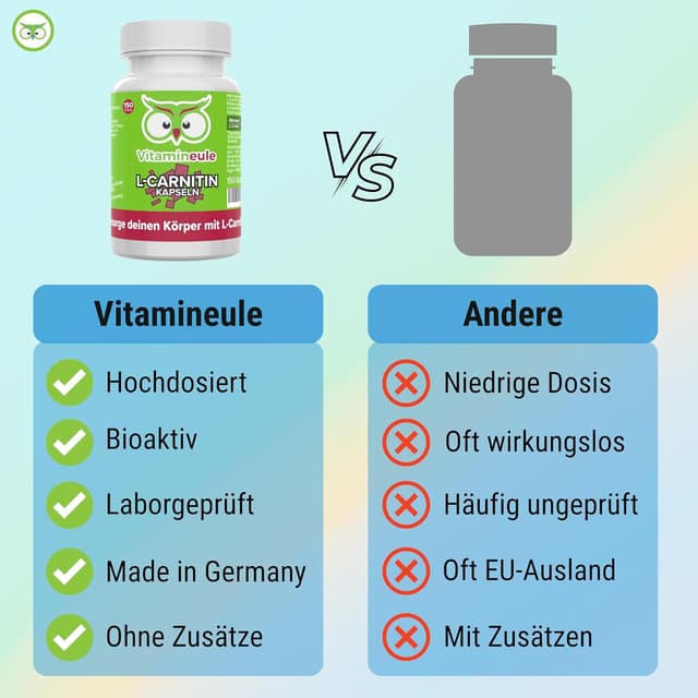 Thumbnail 2 de Vitamineule® L-Carnitin Kapseln 500 mg