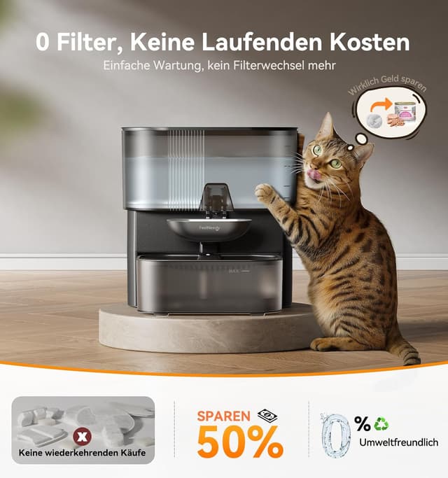 Detalle de FEELNEEDY Trinkbrunnen 3,5 L Akku